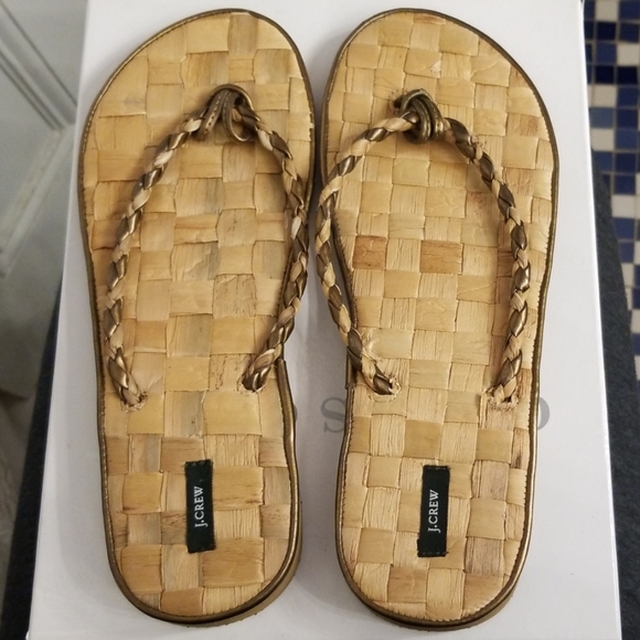 bamboo sole flip flops